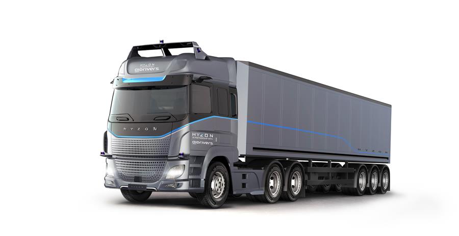 HYZON and AIDRIVERS to develop autonomous-drive zero-emission trucks