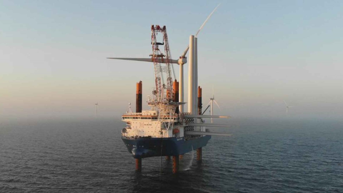 All Kriegers Flak turbines in place offshore Denmark